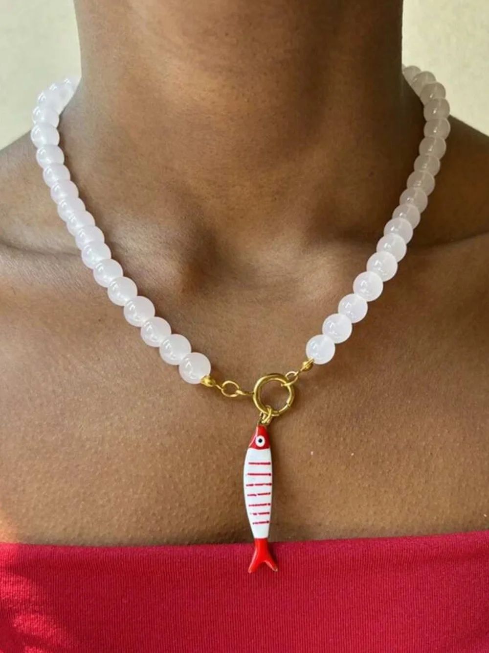 Fish necklace Q1195
